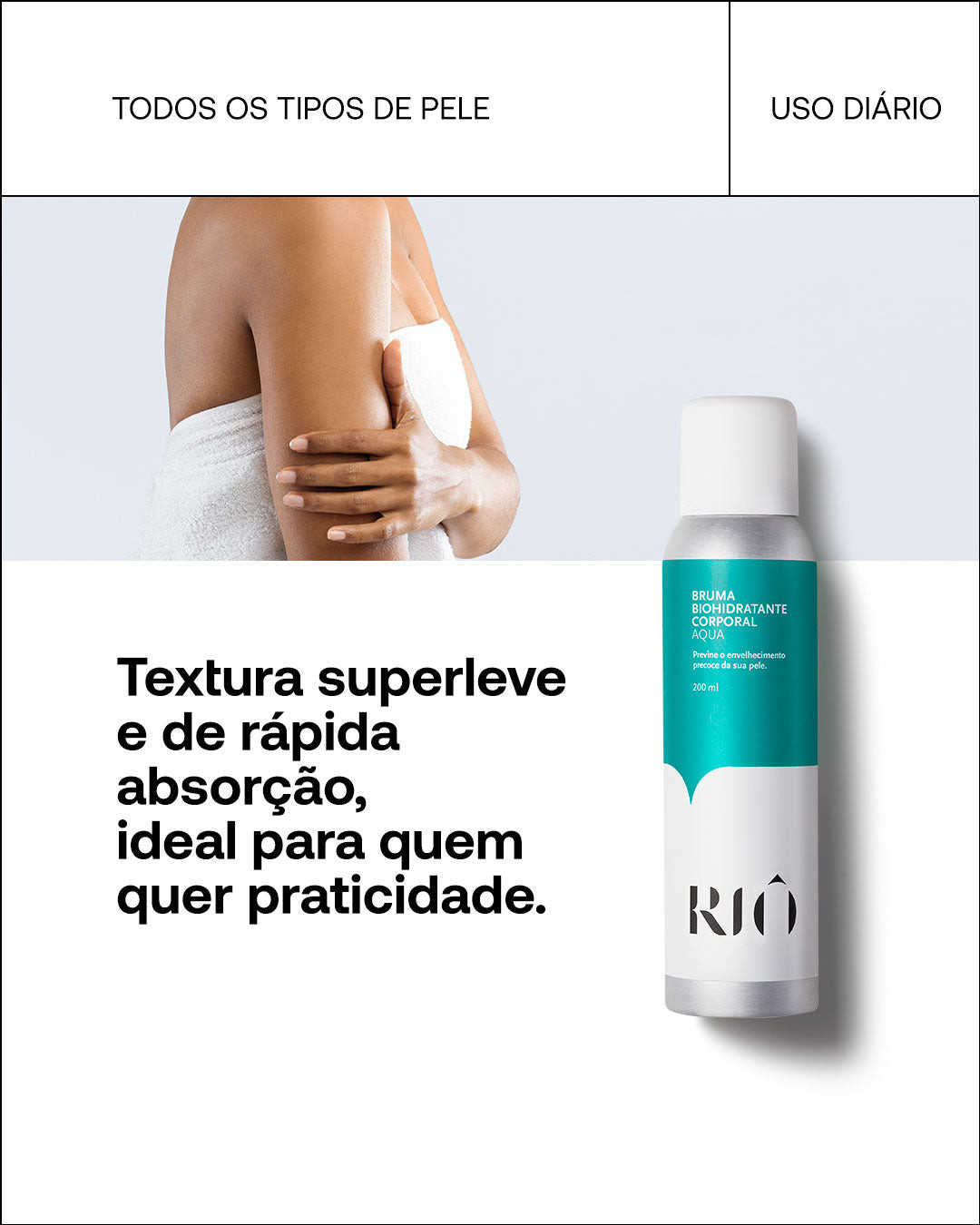 Bruma Biohidratante Corporal Aqua | Riô Skin Lab (BR)
