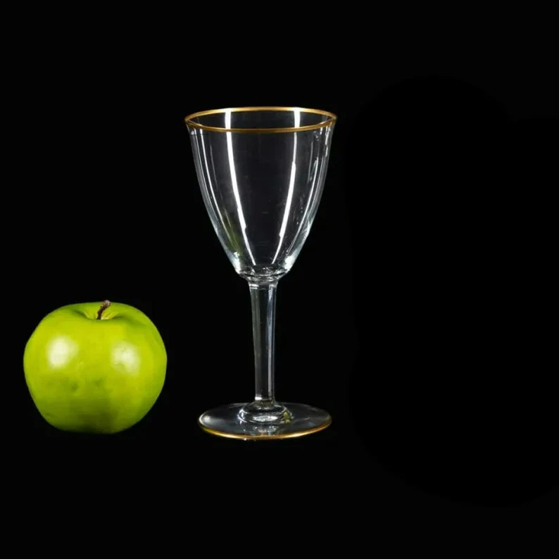 Mid Century Baccarat Wine Glasses Set of 5 - Etsy | Etsy (US)