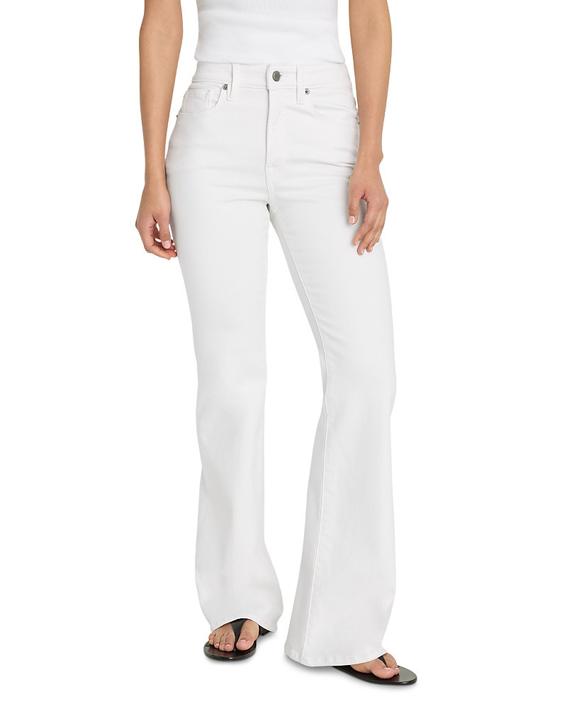 Good American Good Legs Flared Jeans in White001 | Bloomingdale's (US)