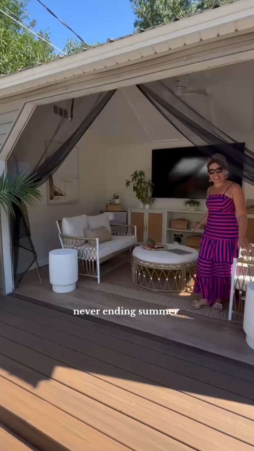 This pool shed turned into our go-to spot for slow mornings, sunset cards, and everything in between. Styled for comfort, layered for living—and designed to feel like a mini vacation steps from our door.

Everything I used to create this vibe is linked on my LTK.



Shop the full look on my LTK and save this for the backyard project you’ve been dreaming of.

#LTKSeasonal #LTKHome #LTKStyleTip