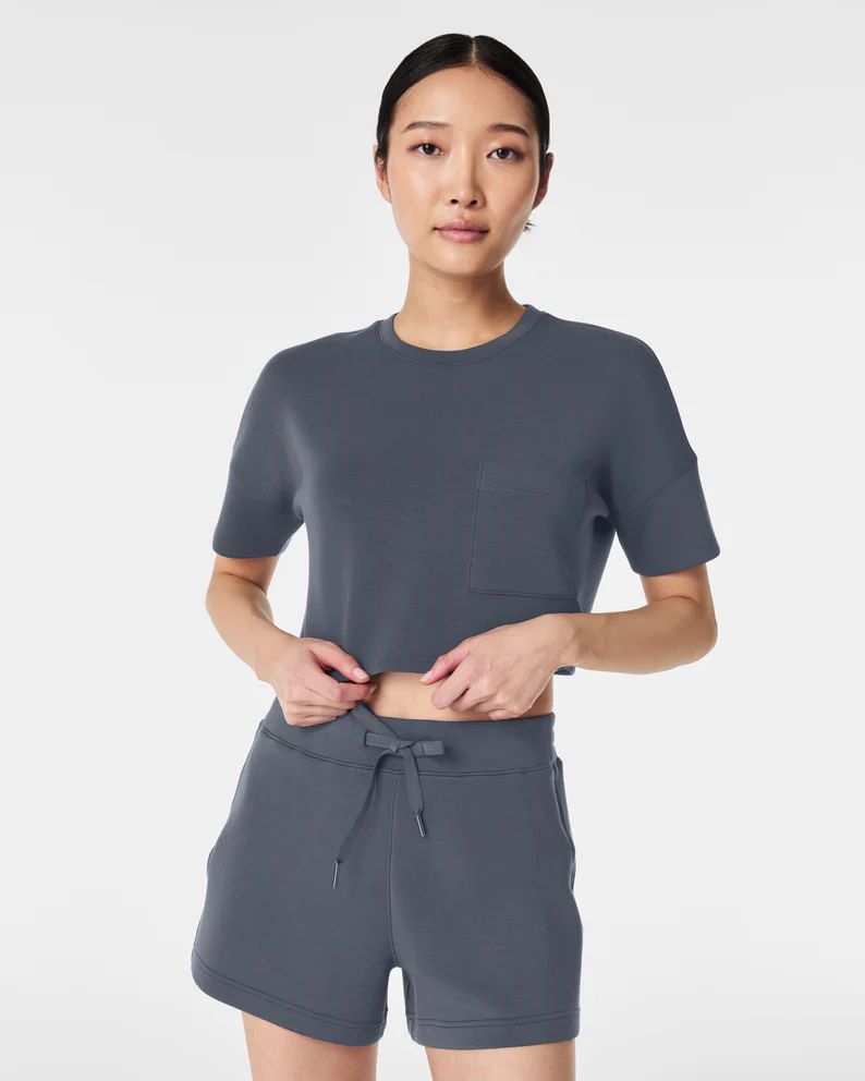AirEssentials Cropped Pocket Tee | Spanx