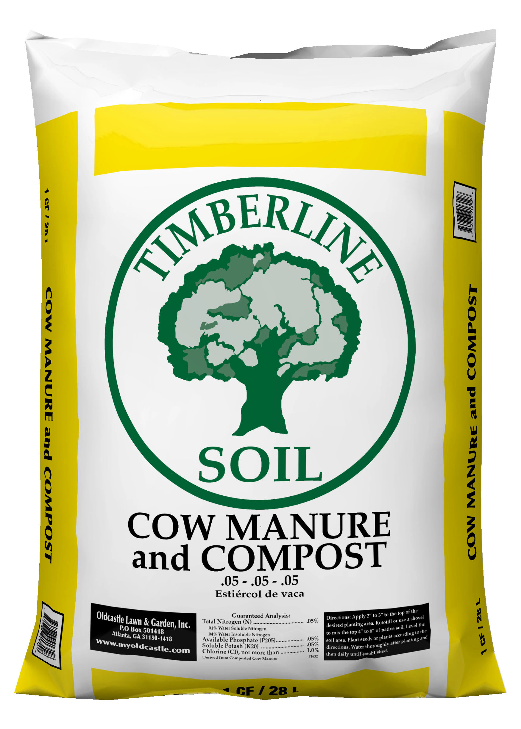 Timberline Timberline 1 CF Compost and manure Provides organic nutrients | 13128 | Lowe's