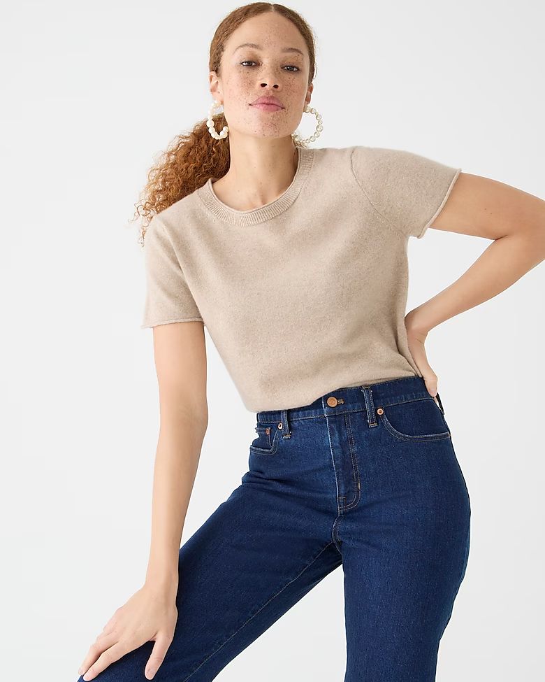 Relaxed cashmere T-shirt | J.Crew US