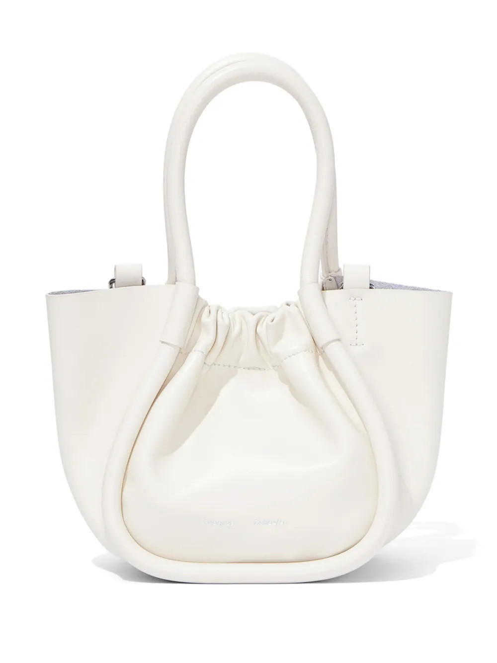 extra small ruched tote bag | Farfetch Global