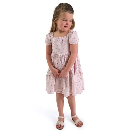 Modern Moments by Gerber Toddler Girl Tiered Dress, Sizes 12 Months - 5T | Walmart (US)