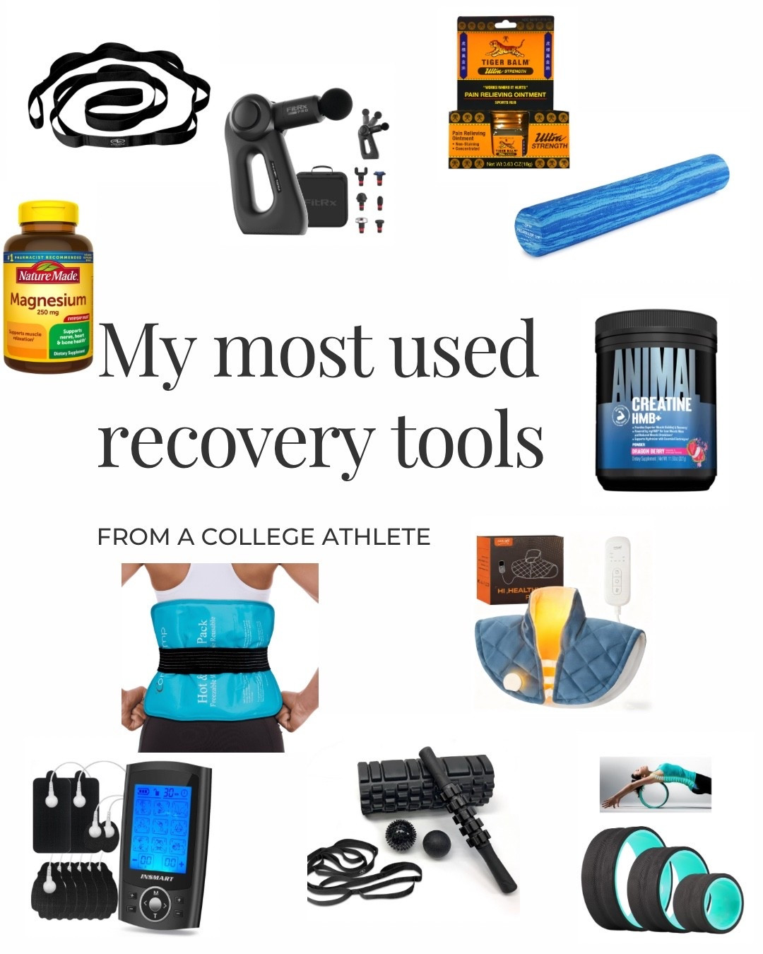 As a college athlete, recovery is non-negotiable. These are my most-used recovery tools for muscle recovery, post-workout soreness, and injury prevention. Perfect for training recovery, game day recovery, and at-home recovery routines 🤍

#collegeathlete #athleterecovery #musclerecovery #fitnessrecovery #recoverytools #athletemusthaves

#LTKfitnessgoals #LTKselfcare #LTKActive