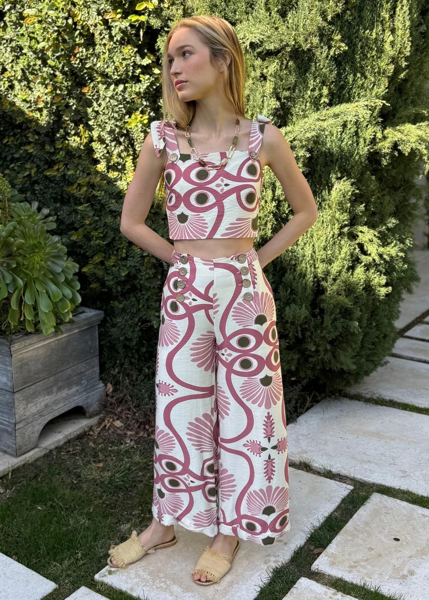 Akira Botanical Pattern Pants | Benaar La