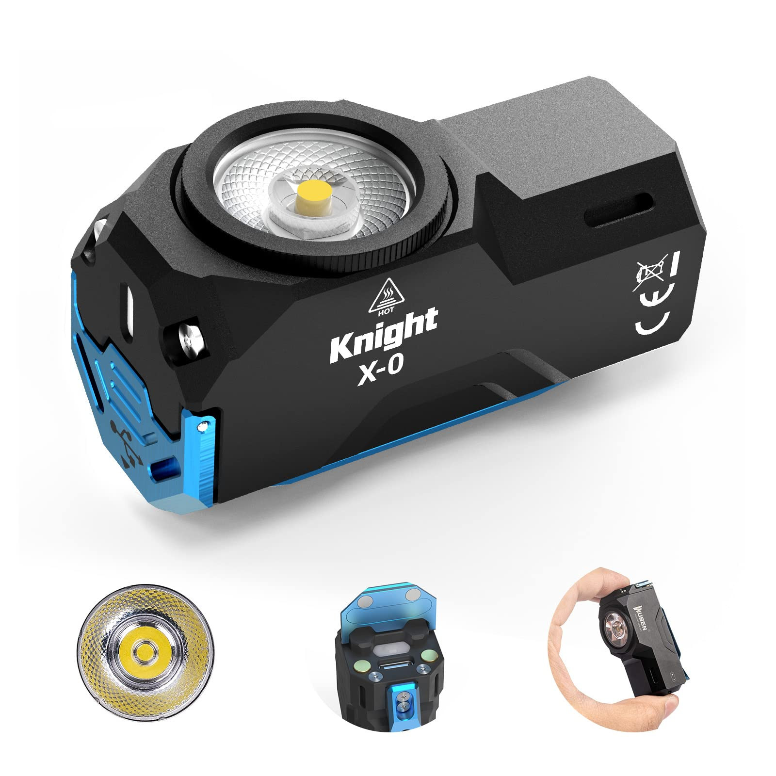 WUBEN X0 Rechargeable Mini Flashlight with Clip, 1100 High Lumens Small Pocket LED Flashlights, 1... | Amazon (US)