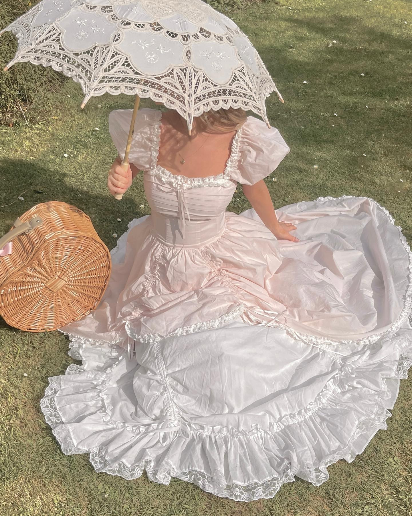 spring picnics in the sun ‧₊˚❀༉‧₊˚. grab extra off of Selkie with my code BUTTTACUP 🌸 #cottagecore #princess #fairy

#LTKsummer #LTKspring #LTKwedding