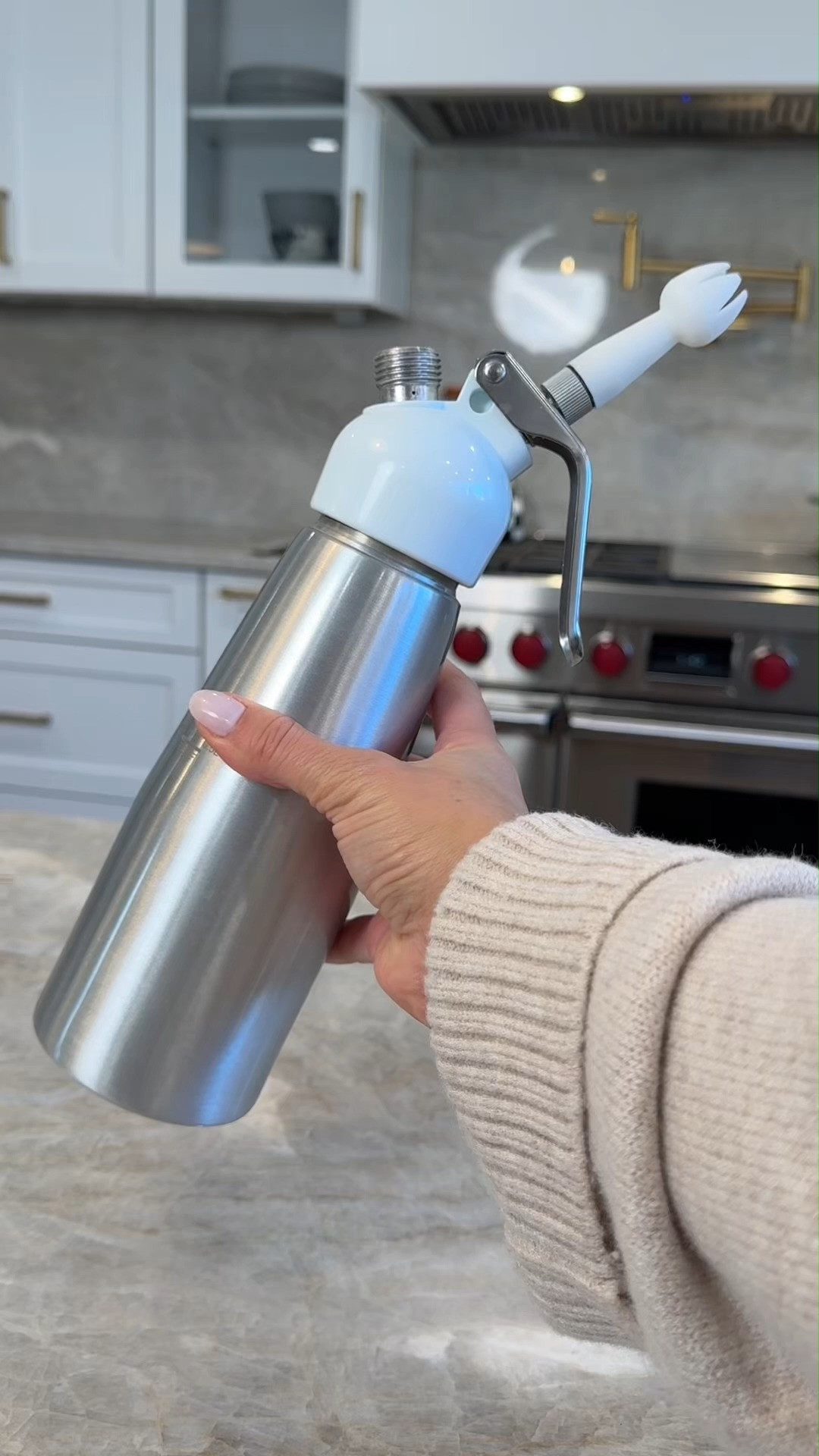 Homemade vanilla bean whipped cream 🤍
Just a few simple ingredients, and a whipped cream dispenser that makes it effortless. Light, fluffy, and way better than anything store-bought. 

 #LTKHome