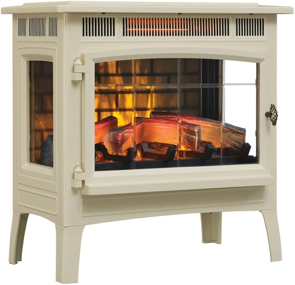 duraflame Freestanding Electric Fireplace Stove Heater with 3D Flame Effect for 1,000 Sq. Ft. Roo... | Amazon (US)
