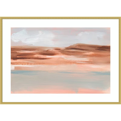 Amanti Art Desert Haze II by Ethan Harper Wood Framed Wall Art Print | Target