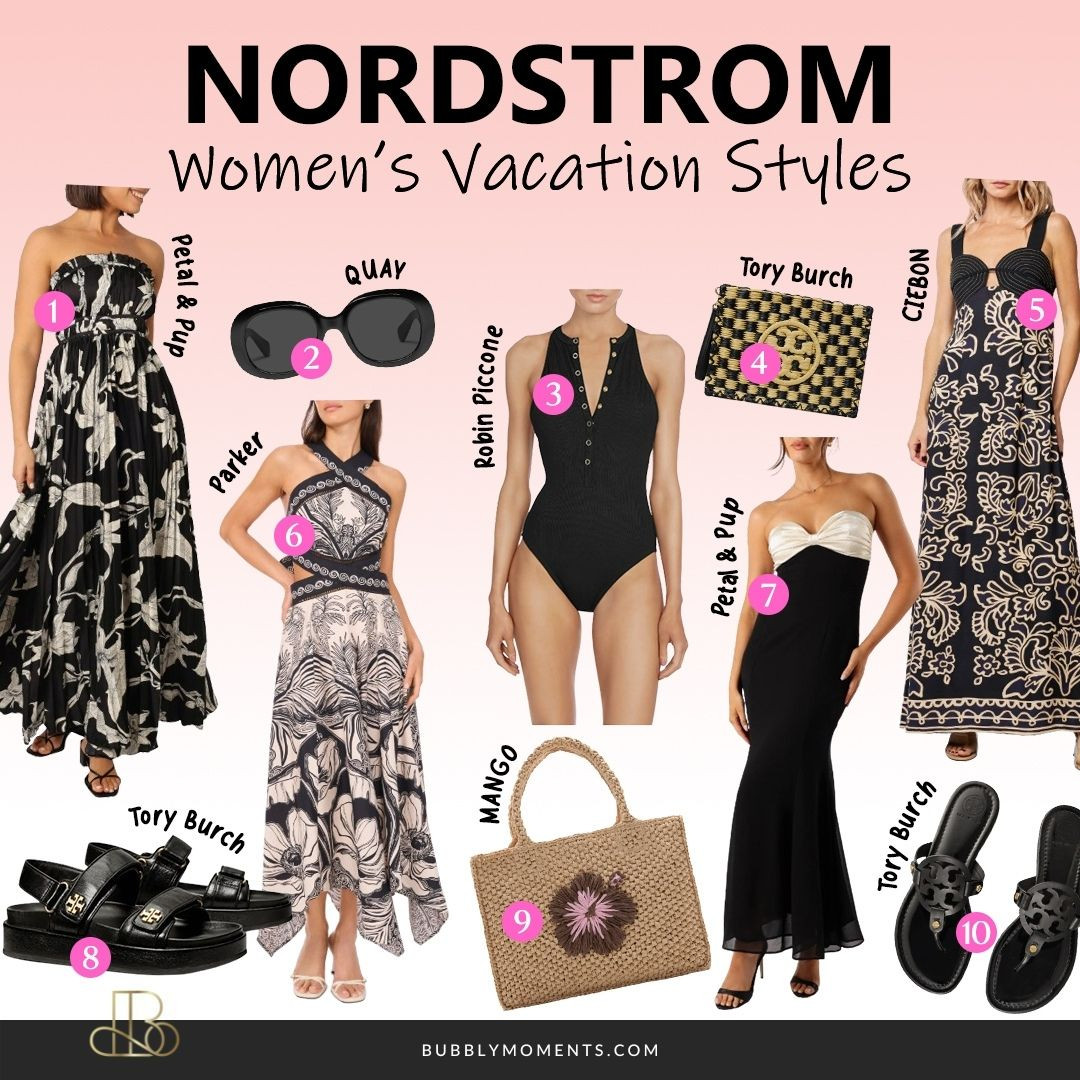 Vacation season is here, and I’ve found the ultimate wardrobe staples to elevate your getaway style! ✈️☀️ Whether you're lounging on the beach, strolling through tropical streets, or enjoying a cozy dinner by the water, these Nordstrom vacation essentials will have you looking effortlessly chic. From stylish swimsuits and breezy cover-ups to comfy sandals and the perfect sun hat, I’ve curated a collection that combines comfort and elegance, so you can look and feel amazing all vacation long. 🌴✨ Don't miss out—shop these must-have pieces now and get ready for your next adventure. Your vacation wardrobe is about to get a serious upgrade! 🌊👜

#LTKStyleTip #LTKTravel #LTKSwim #VacationStyle #NordstromFinds #SummerWardrobe #TravelStyle #BeachVibes #VacationOutfits #ResortWear #ChicTravel #VacationEssentials #NordstromStyle #TravelMustHaves #SummerFashion #TravelLooks #TropicalGetaway #BeachReady #OutfitInspo #ChicAndComfy #TravelFashion #VacationReady #AmazonFashion #Fashionista #WanderlustStyle #SummerTravel #StyleGoals 

 