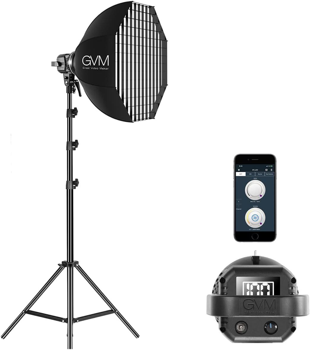 Amazon.com : GVM Great Video Maker 80W Photo LED Studio Lighting Kit,LED Video Light Octagon Soft... | Amazon (US)