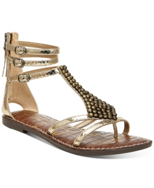 Sam Edelman Ginger Beaded Gladiator Sandals Women's Shoes | Macys (US)