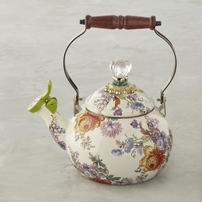 MacKenzie-Childs Whistling Flower Market Tea Kettle | Williams-Sonoma