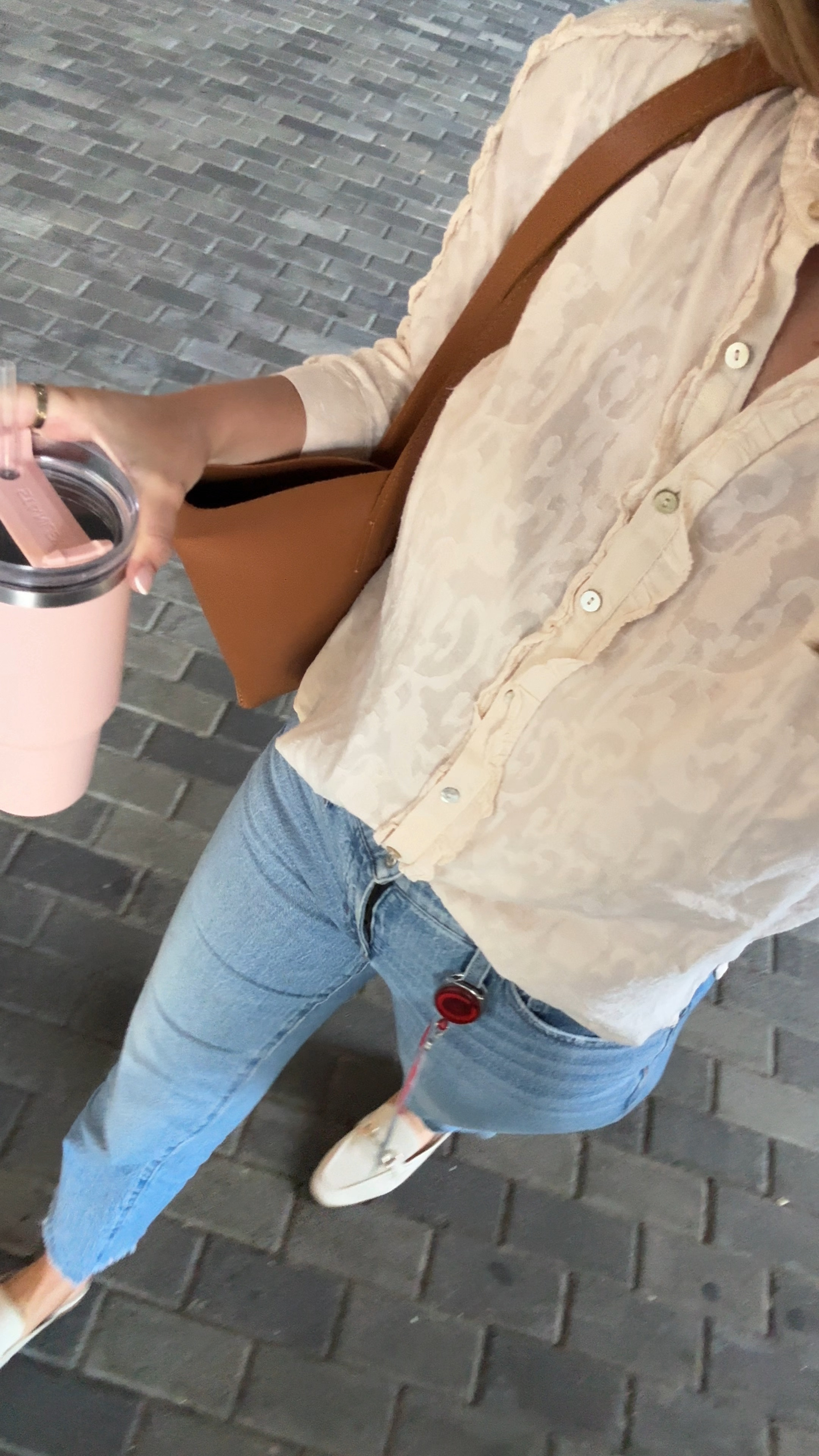 fall transitional work outfit