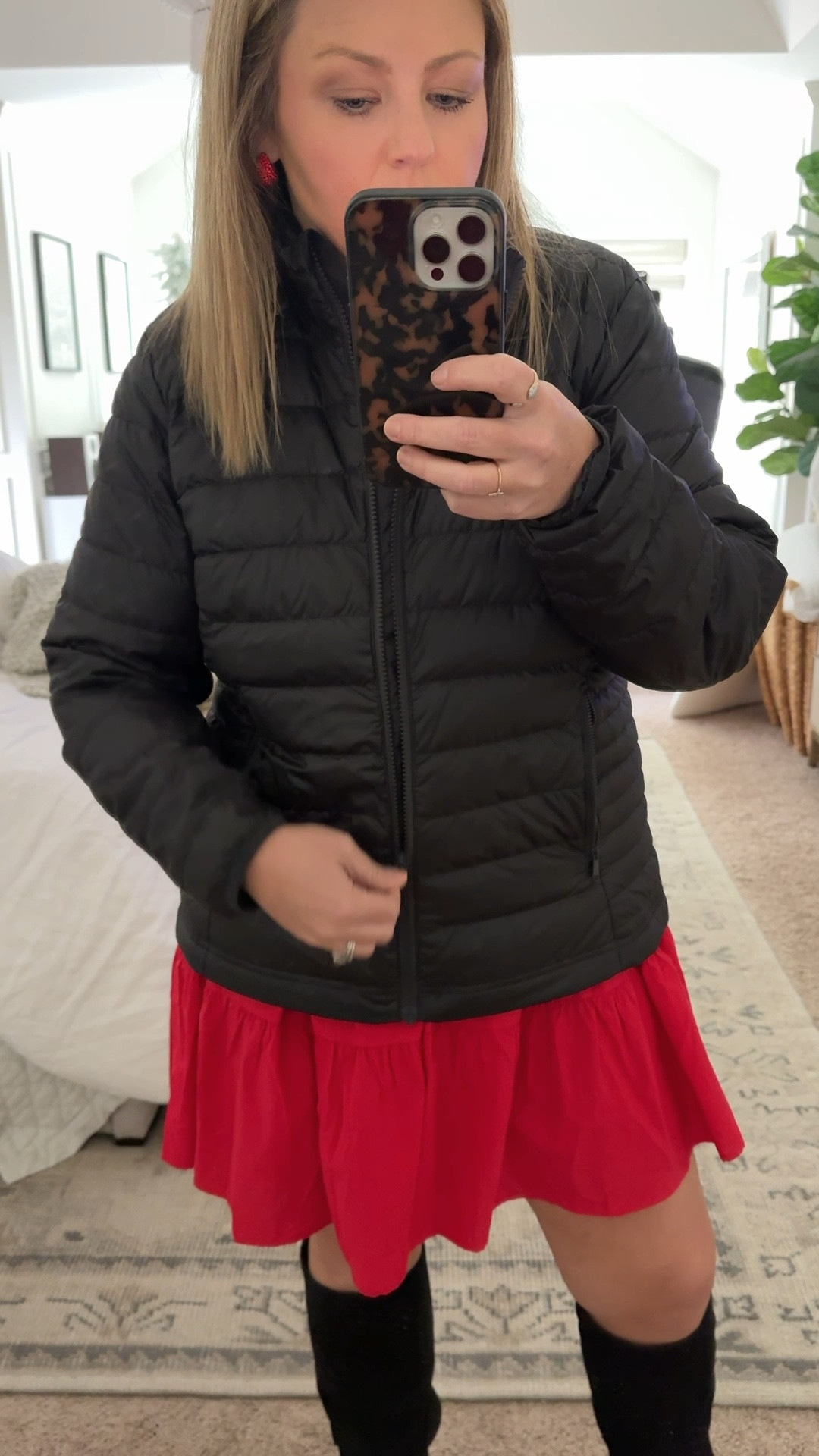 I can’t get over how this quilted, down, packable jacket is SO much like the Patagonia but for $200 less! It’s absolutely wild and the fit is 10/10. This is one size up from my regular size (I’m 5’3” and in a large) — after ordering the medium initially, I ended up sending it back and exchanging it for a size up in the large for room to layer sweaters and sweatshirts. Free shipping, returns, and exchanges. 

#LTKSeasonal #LTKOver40 #LTKActive
