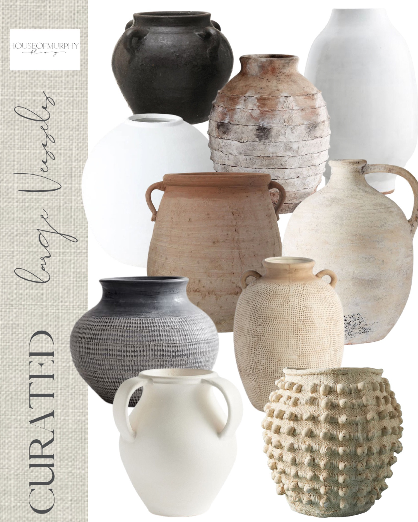 Large vessels for your home.  

Living room, family room, bedroom, kitchen, console table, coffee table, home decor, winter decor

#LTKhome #LTKFind #LTKunder100