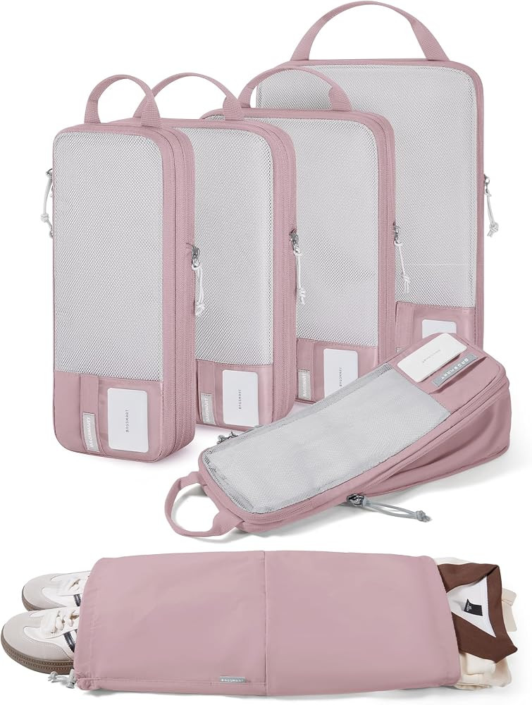 BAGSMART Compression Packing Cubes for Travel Essentials | Amazon (US)