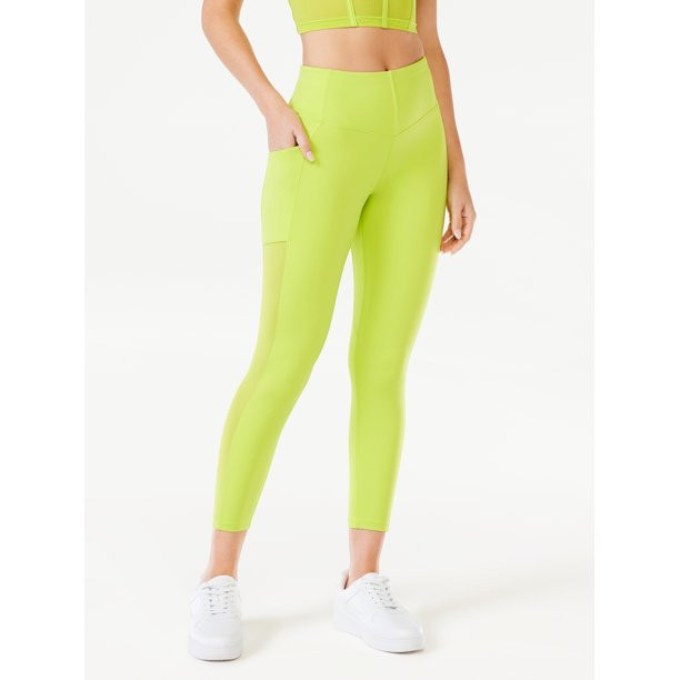 Sofia Active Women's High Waist Corset Leggings, 25" - Walmart.com | Walmart (US)