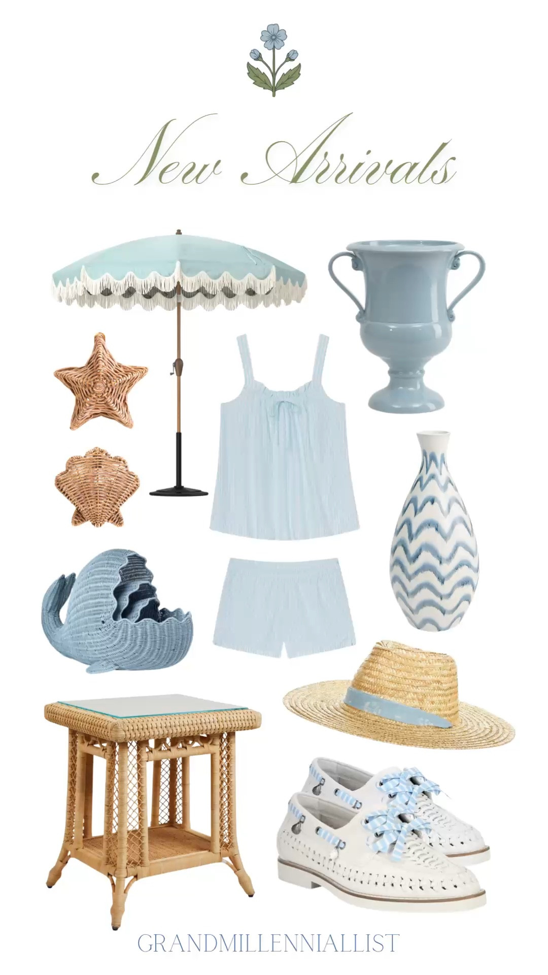 New Arrivals! 

Spring home patio furniture umbrella nautical decor sunhat Grandmillennial coastal home

#LTKHome #LTKSeasonal