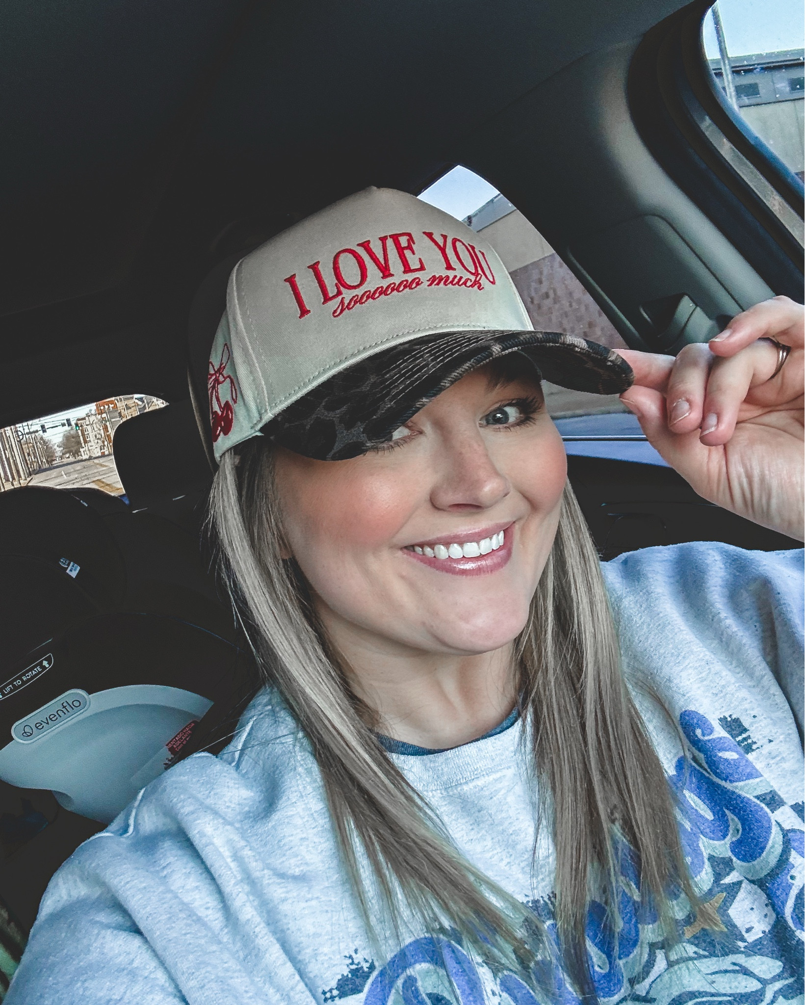 We love a good trucker hat especially when they’re this cute ❤️🐆

#LTKmomlife #LTKValentine #LTKootd