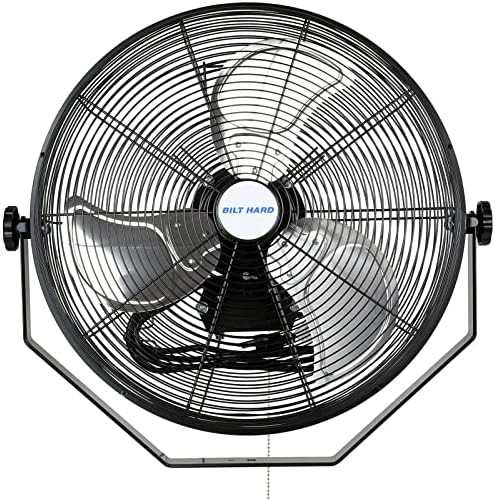 Tornado - 18 Inch High Velocity Industrial Wall Fan with TEAO Enclosure Motor - 4000 CFM - 3 Spee... | Amazon (US)
