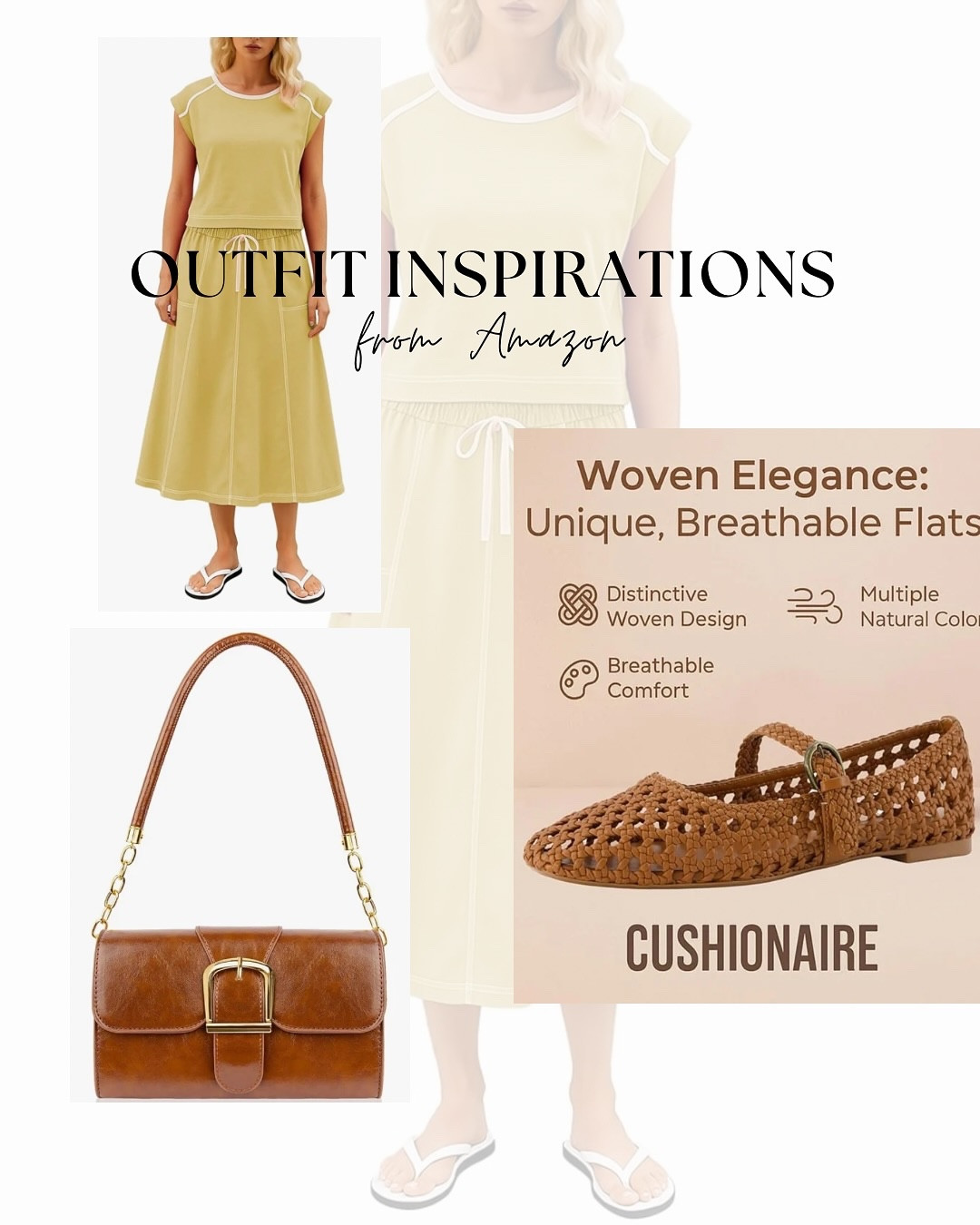 ✨Amazon Outfit Inspo✨ This matching shirt + skirt set is giving effortless chic vibes 🙌 Paired with a classic brown leather bag and comfy woven flats—perfect for everyday style on a budget. 👜👡 @amazonfashion @amazon 

Affordable, stylish, and mom-life approved ✔️ Everything is from Amazon Fashion so you can look put together without breaking the bank! 💕

#AmazonFashion #AmazonFinds #AmazonOutfit #AffordableFashion #OOTDinspo #EverydayStyle #MomStyle #AmazonDeals #OutfitIdeas #AmazonMustHaves #FallOutfitInspo