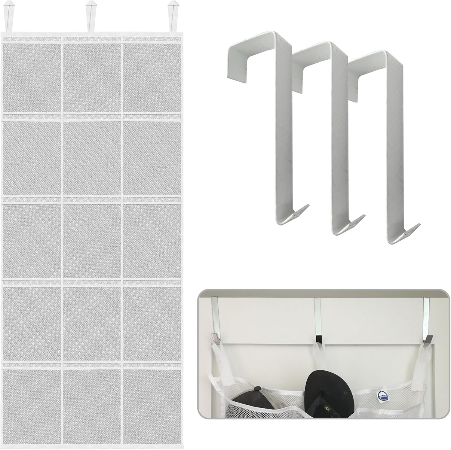 Cruise On Large Mesh Over-the-Door Organizer, 15-Pocket Hanging Storage for Cruise & Home (24"x60... | Amazon (US)