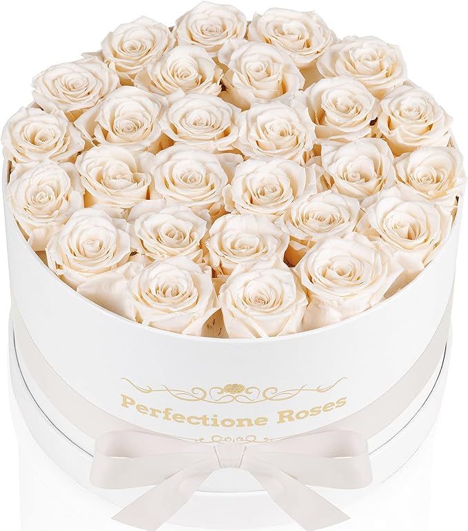 Forever Real Roses in a Box, Preserved Rose That Last Up to 3 Years, Flowers for Delivery Prime B... | Amazon (US)