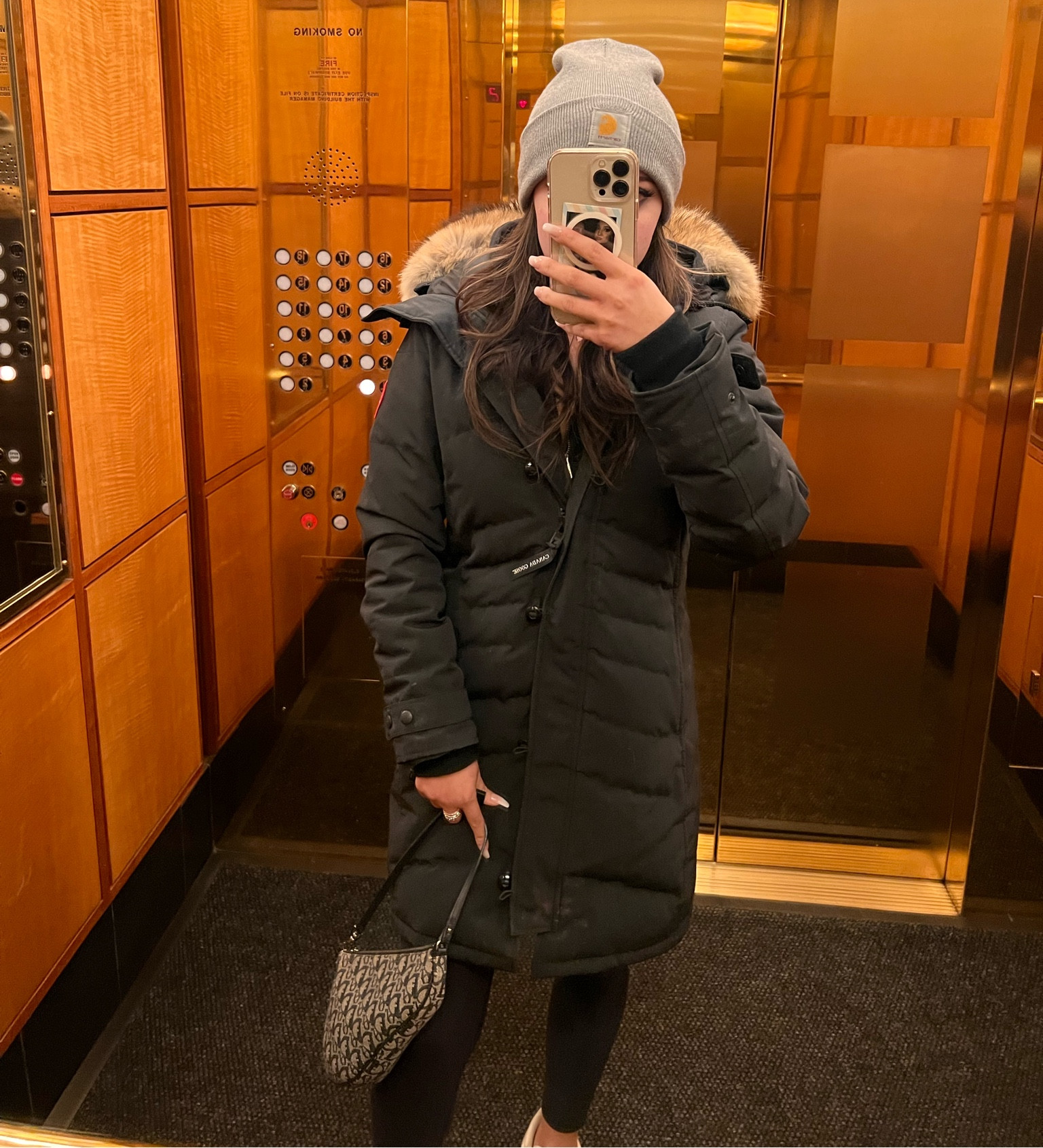 Warm jackets & comfy staples are my go to for snowy days running errands❄️ Carhartt hats are essential for winter & a cute touch to any fit. 

#LTKSeasonal #LTKU #LTKitbag