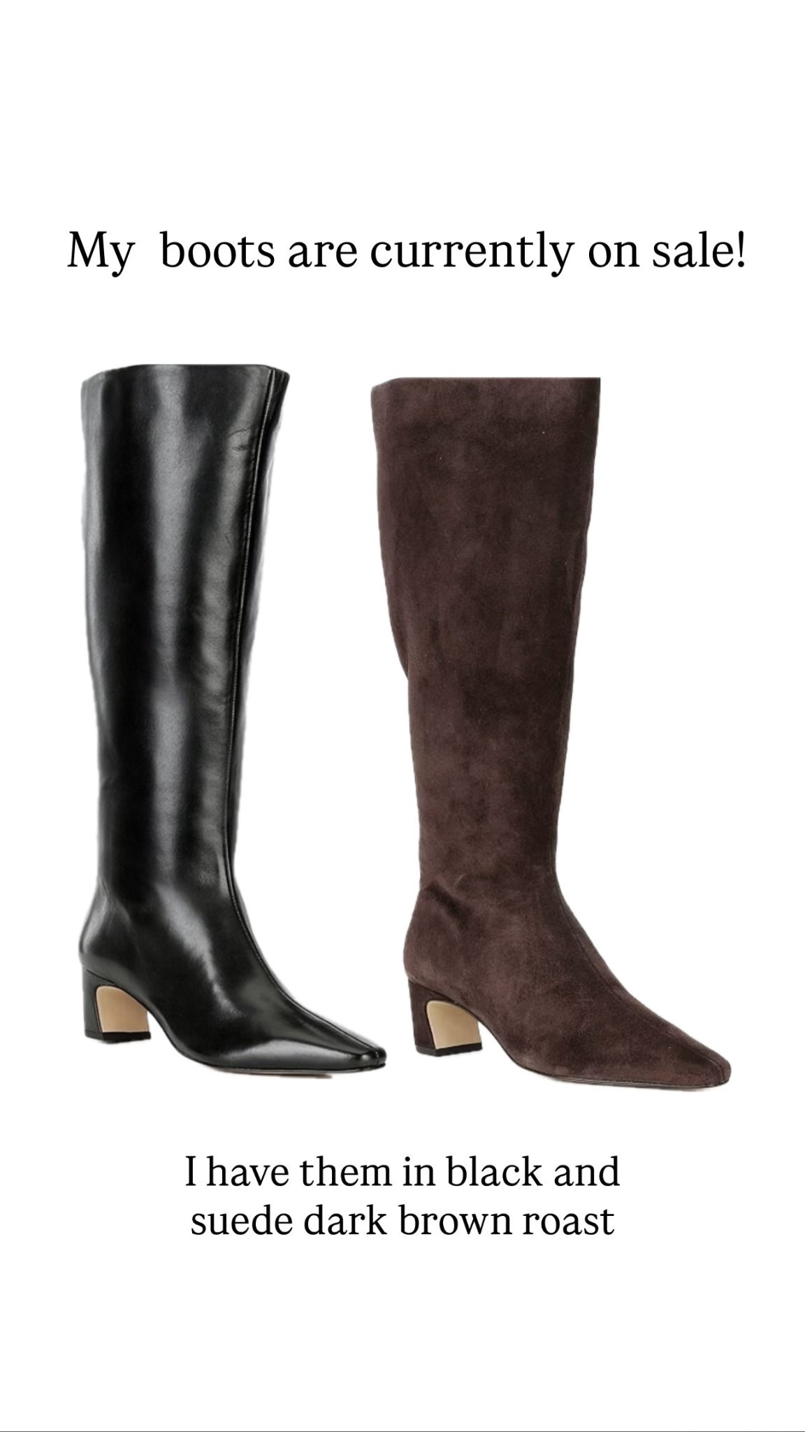 My boots are on MAJOR sale for $69.99! [Originally $199.99]

#LTKHoliday 

#LTKMidsize #LTKSaleAlert