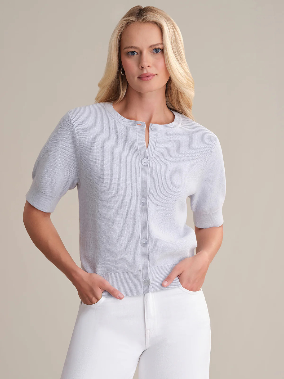 Carlota: Puff Sleeve Cotton Top | 525 America