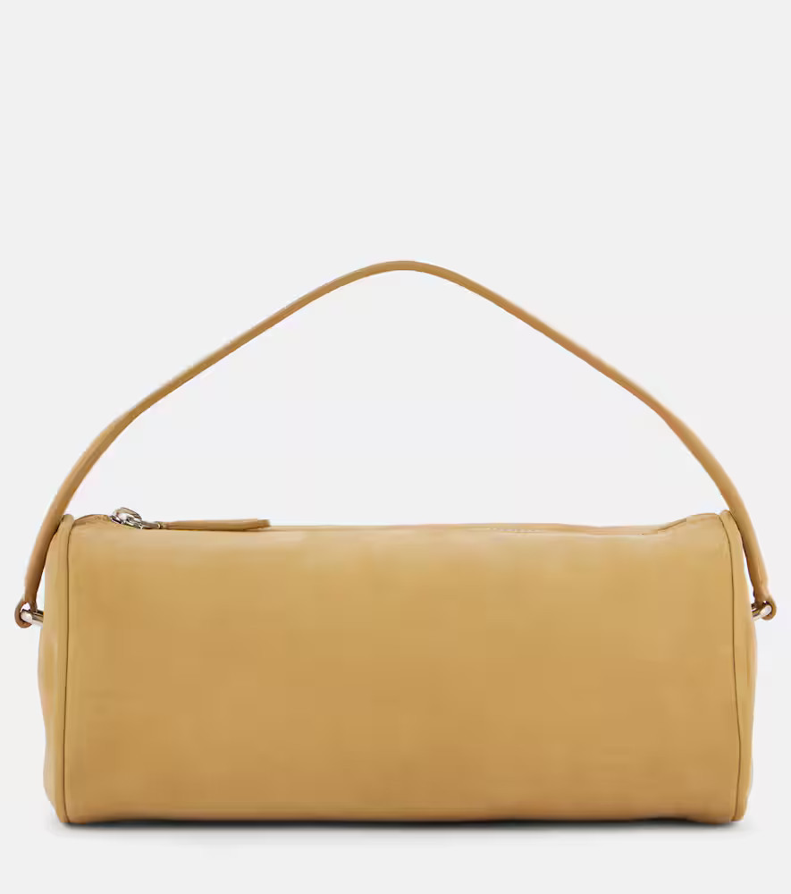 The Row Round '90s suede tote bag | Mytheresa (UK)