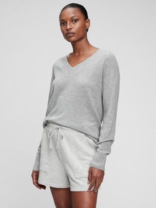Textured V-Neck Sweater | Gap (US)