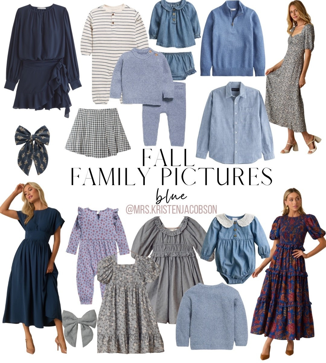 Family picture outfits, family photo outfits, family picture looks, family photo looks, fall family picture outfits, fall family photo outfits, fall family looks, blue family outfits, family outfits, fall family outfits, fall dress, blue fall dress, fall bow, blue bow, fall flannel, fall sweater, chambray shirt, denim dress, men’s outfit, boy outfit, girl outfit 

#familypictureoutfits #familyphotooutfits #familypicturelooks #familyphotolooks #fallfamilyoutfits #bluefamilyoutfits 

#LTKMens #LTKKids #LTKFamily