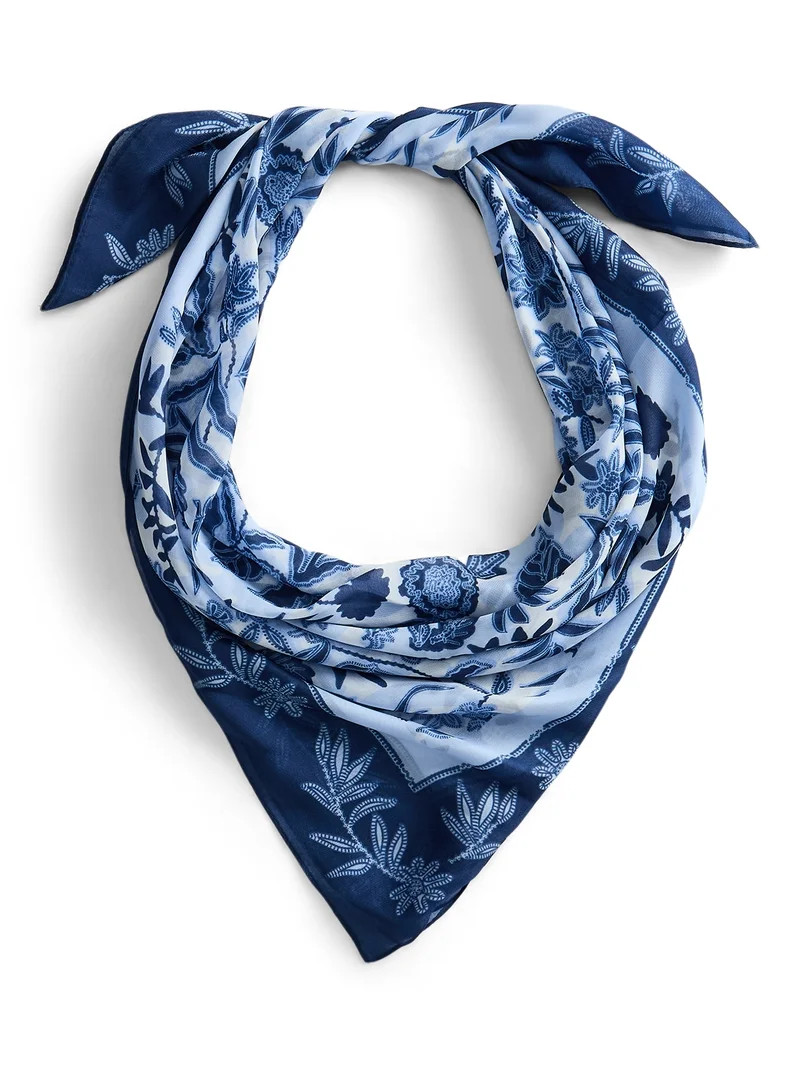 Time and Tru Women's Floral Print Scarf | Walmart (US)