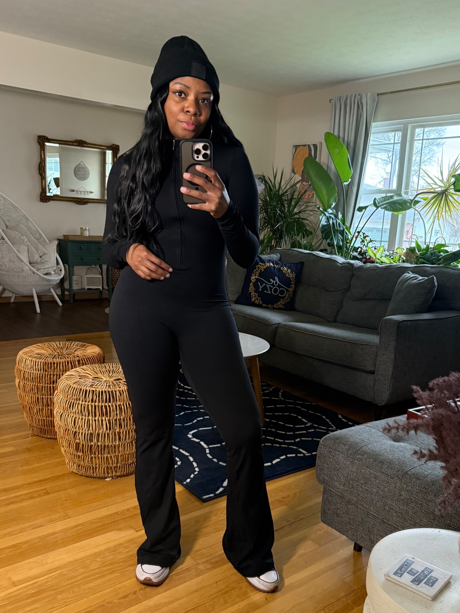 Running out for errands but still giving polished and put together! Key: Hat wig and jumpsuit! This combo will always come through 

#LTKgrwm #LTKSaleAlert #LTKCyberWeek