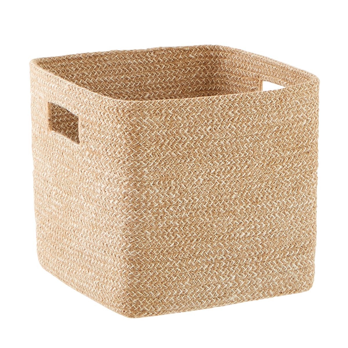Small Seine Woven Jute Cube Sand | The Container Store