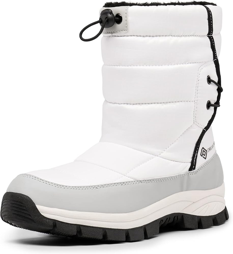 DREAM PAIRS Women's Winter Snow Boots Waterproof Lightweight Warm Fashion Mid Calf Boot | Amazon (US)