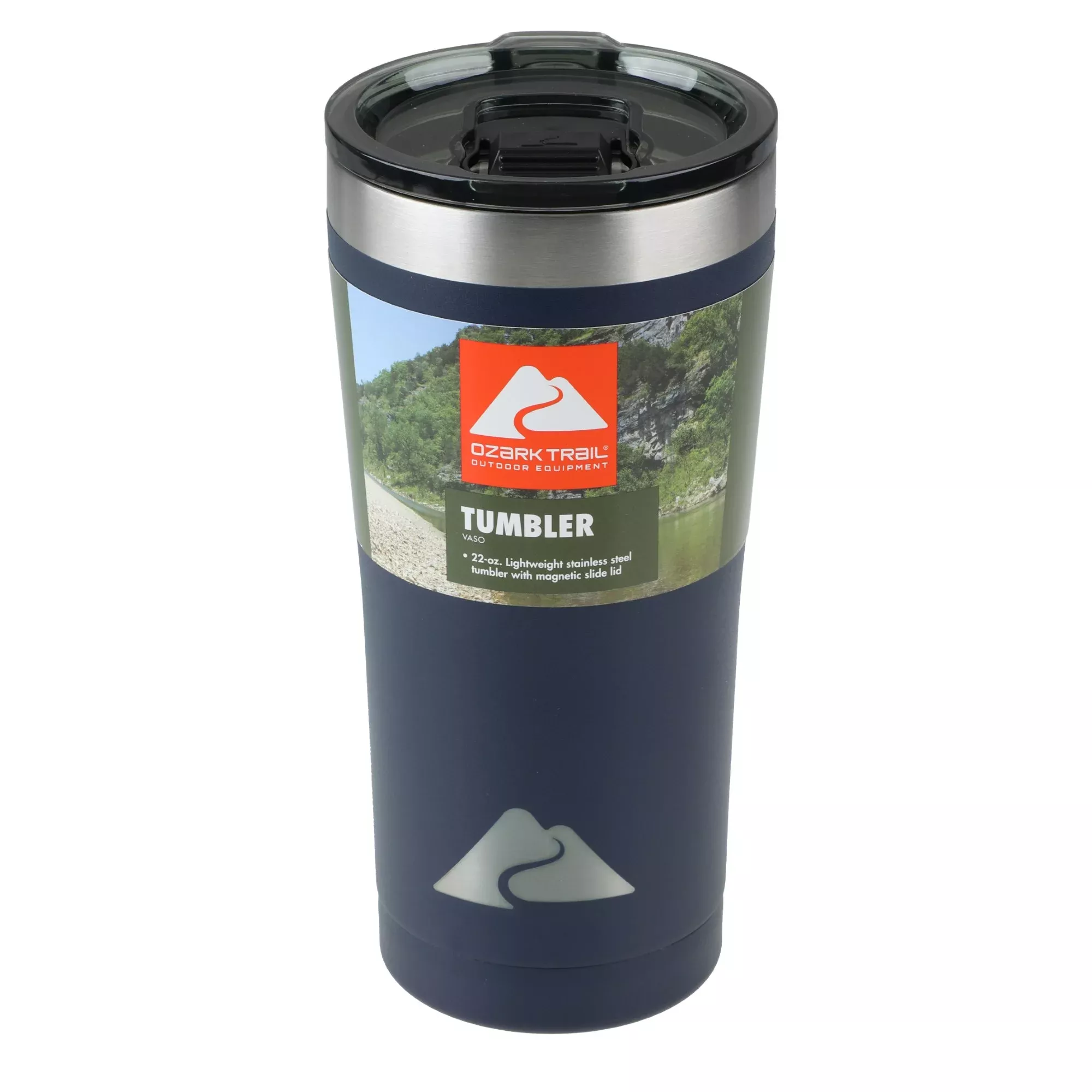 Ozark Trail 40 oz Vacuum Insulated Stainless Steel Tumbler Blue