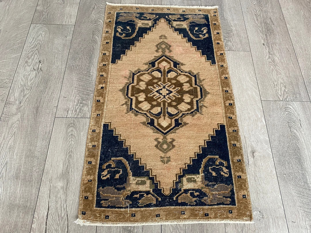1.7 X 3.0 Ft, Brown Rug, Turkish Rug Small, Neutral Rug, Antique Rug, Vintage Rug, Boho Decor, Bo... | Etsy (US)