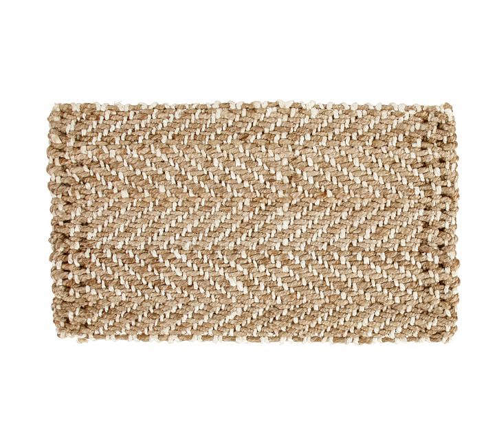 Herringbone Natural Fiber Doormat | Pottery Barn (US)