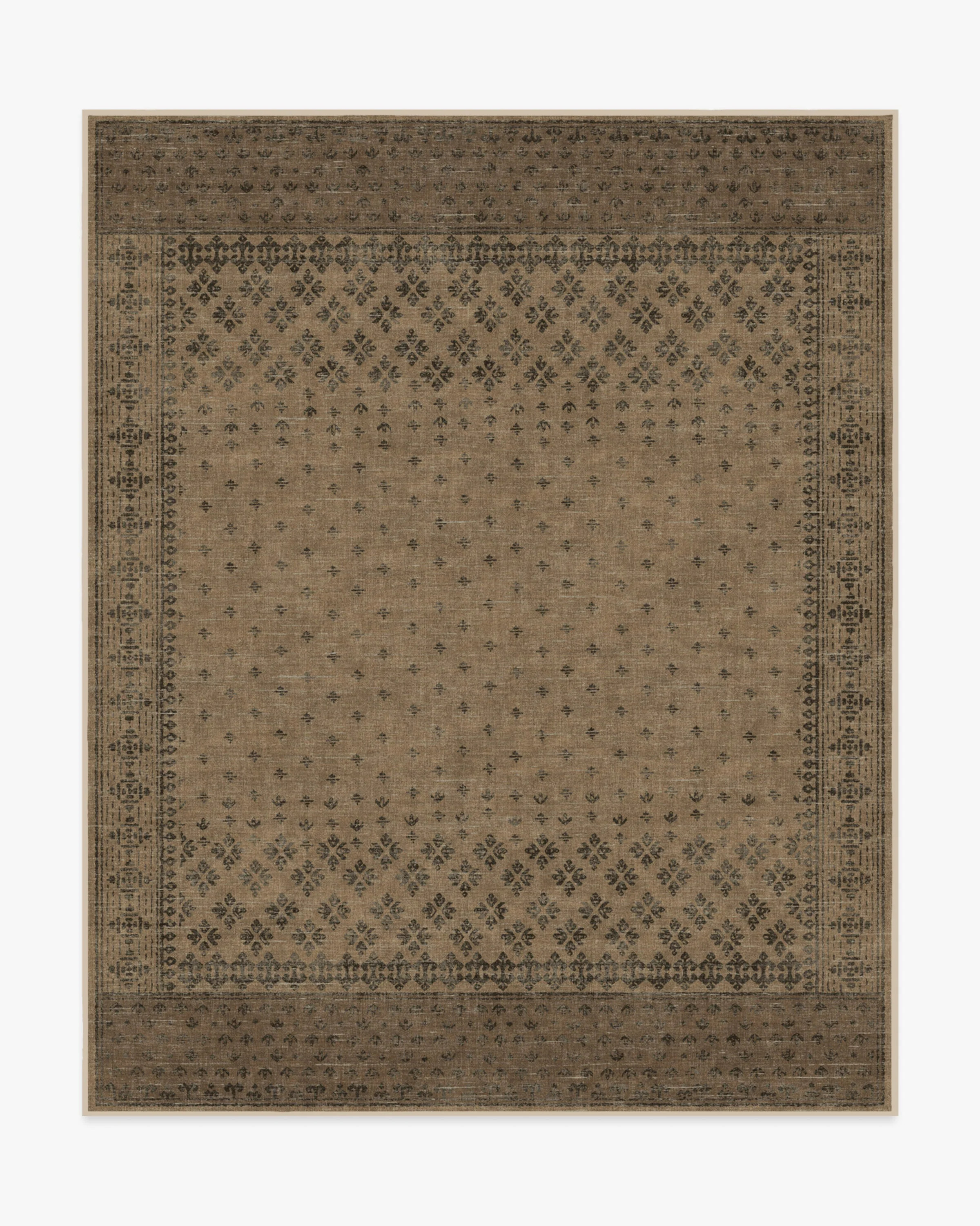 Fernanda Black & Tan Rug | Ruggable US | Ruggable