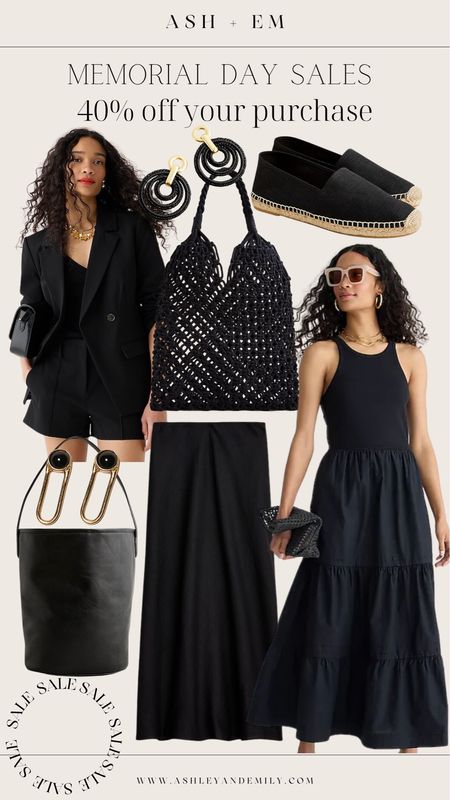 Memorial Day fashion finds - 40% off your purchase - all black fashion finds 

#LTKsalealert #LTKstyletip #LTKFind
