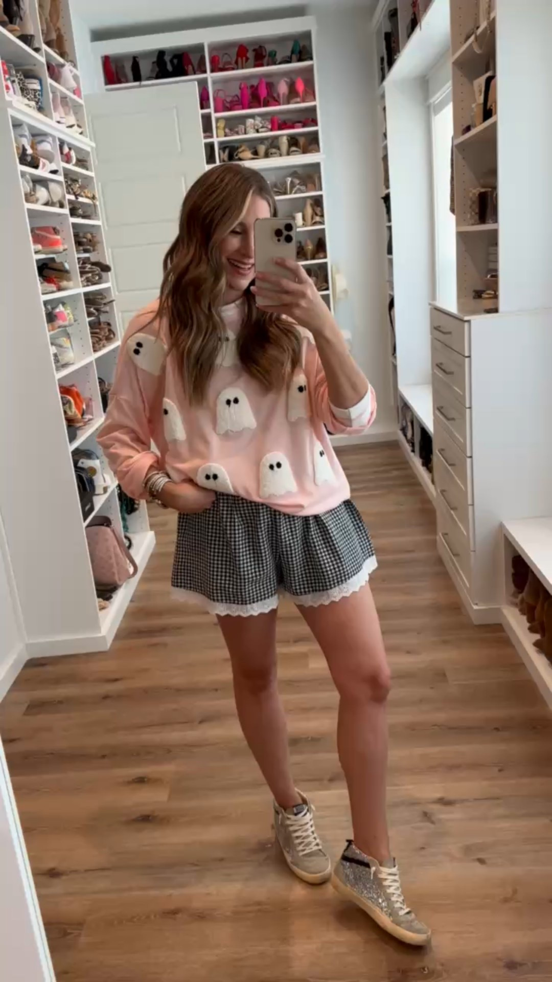 Amazon wins again! Budget-friendly Halloween outfits that are comfortable, mom-friendly, and perfect for a class party. Cute, fun, and stress-free. Exactly what we need this season!  In a large Halloween sweatshirt, large lace trim boxer shorts, sneakers and accessories- fits tts. shop dandy, halloween, lounge wear, fall outfit, fall lounge, amazon fashion

#LTKSeasonal #LTKStyleTip #LTKFindsUnder50