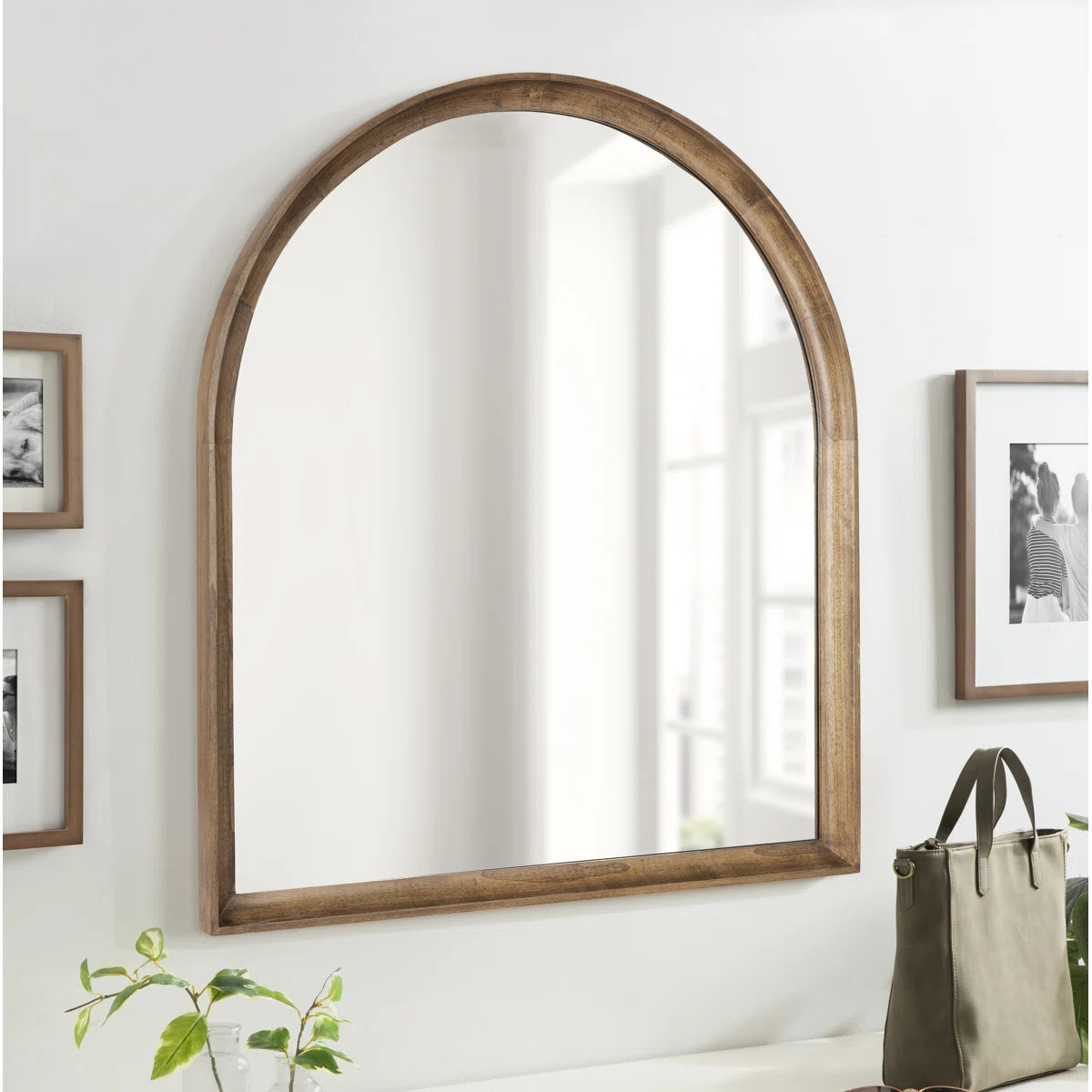 Branwell Wood Mirror | Wayfair North America