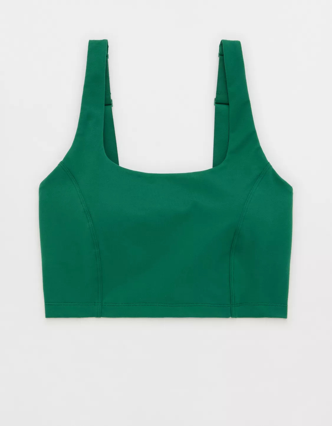 OFFLINE By Aerie The Hugger Square Neck Longline Sports Bra | Aerie