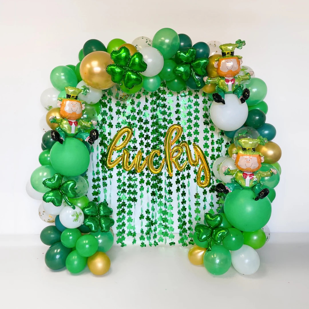 St Patricks Day Balloon Garland St Patricks Party Decor St Patricks Day Party Decorations St Patr... | Etsy (US)